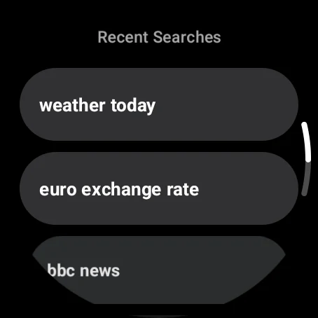 WristNet : Web Browser Wear OS screenshot