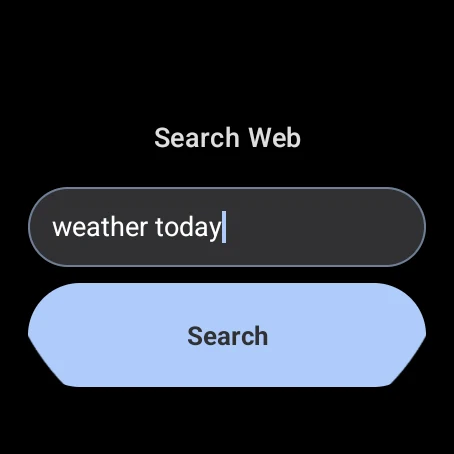 WristNet : Web Browser Wear OS screenshot